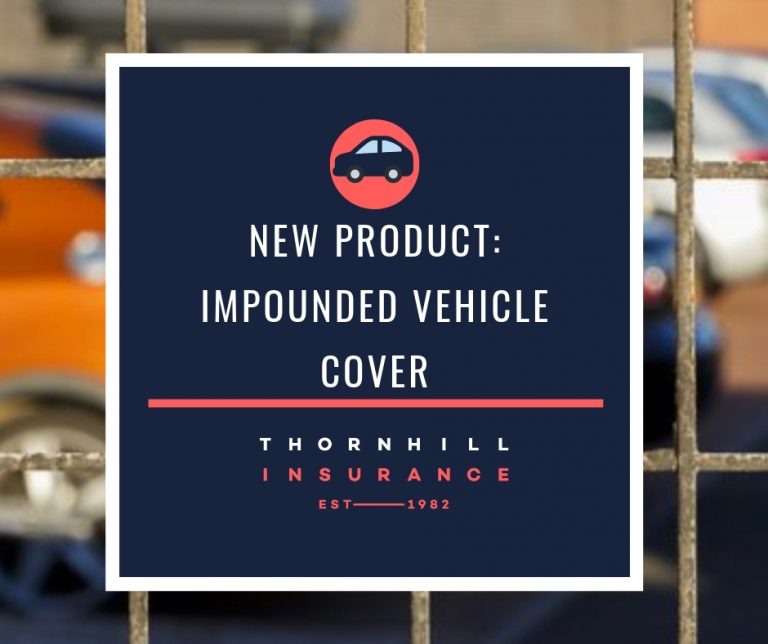 New Product Impounded Vehicle Insurance Thornhill Insurance